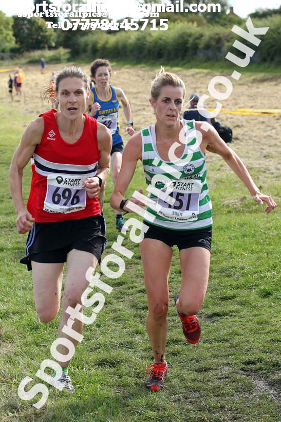Senior womens 2019 Start Fitness Harrier League, Wrekenton, Gateshead. Photo: David T. Hewitson/Sports for All Pics